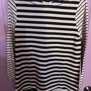 Matilda Jane Gray and White Striped Women’s Top
